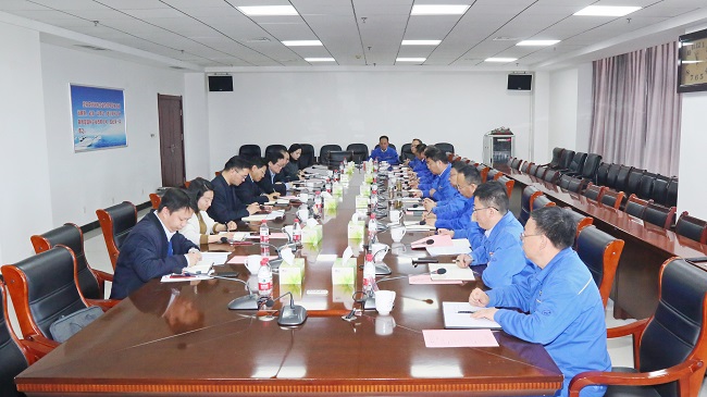 洛陽國宏投資控股集團黨委副書記、總經(jīng)理郭義民一行 到萬基控股集團調(diào)研
